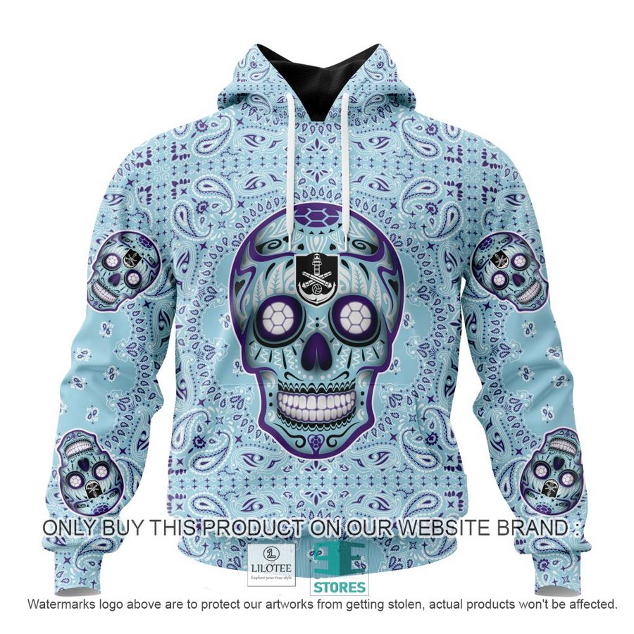 Personalized Liga Mx Mazatlan F C Special Sugar Skull Kits For Dia De Muertos 3D Shirt, Hoodie 19