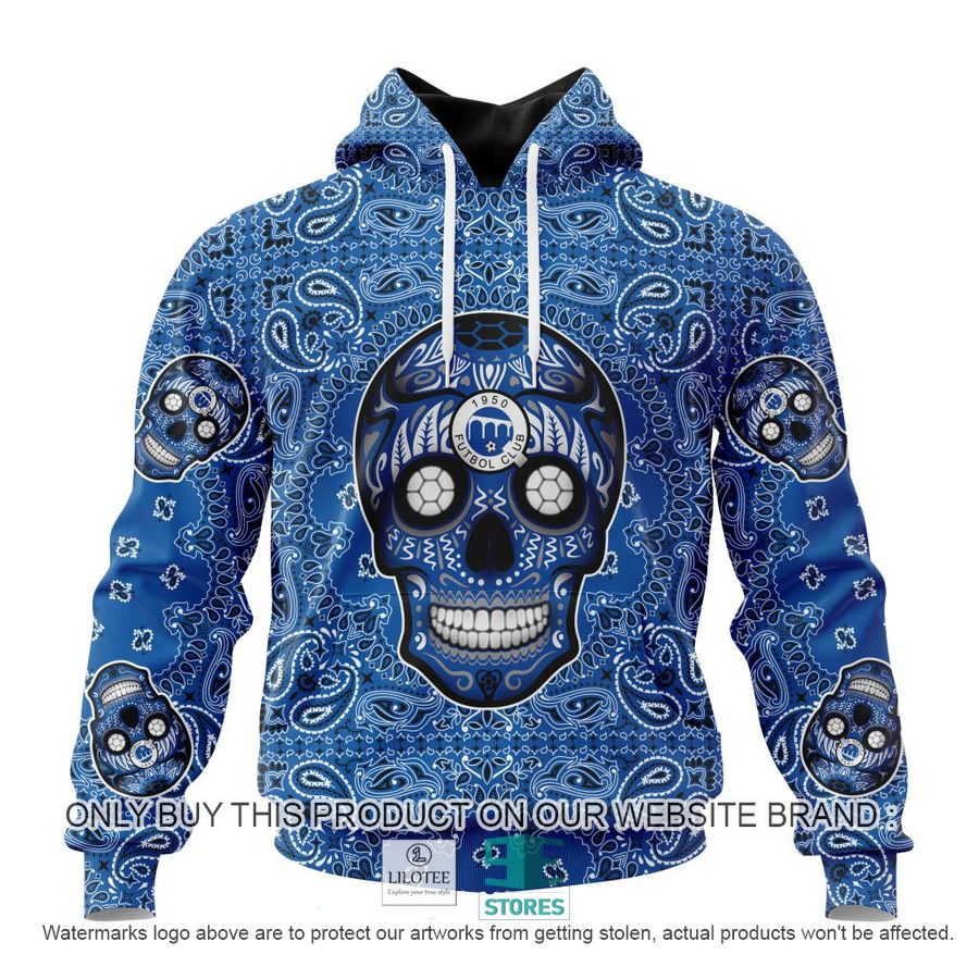 Personalized Liga Mx Queretaro F C Special Sugar Skull Kits For Dia De Muertos 3D Shirt, Hoodie 19