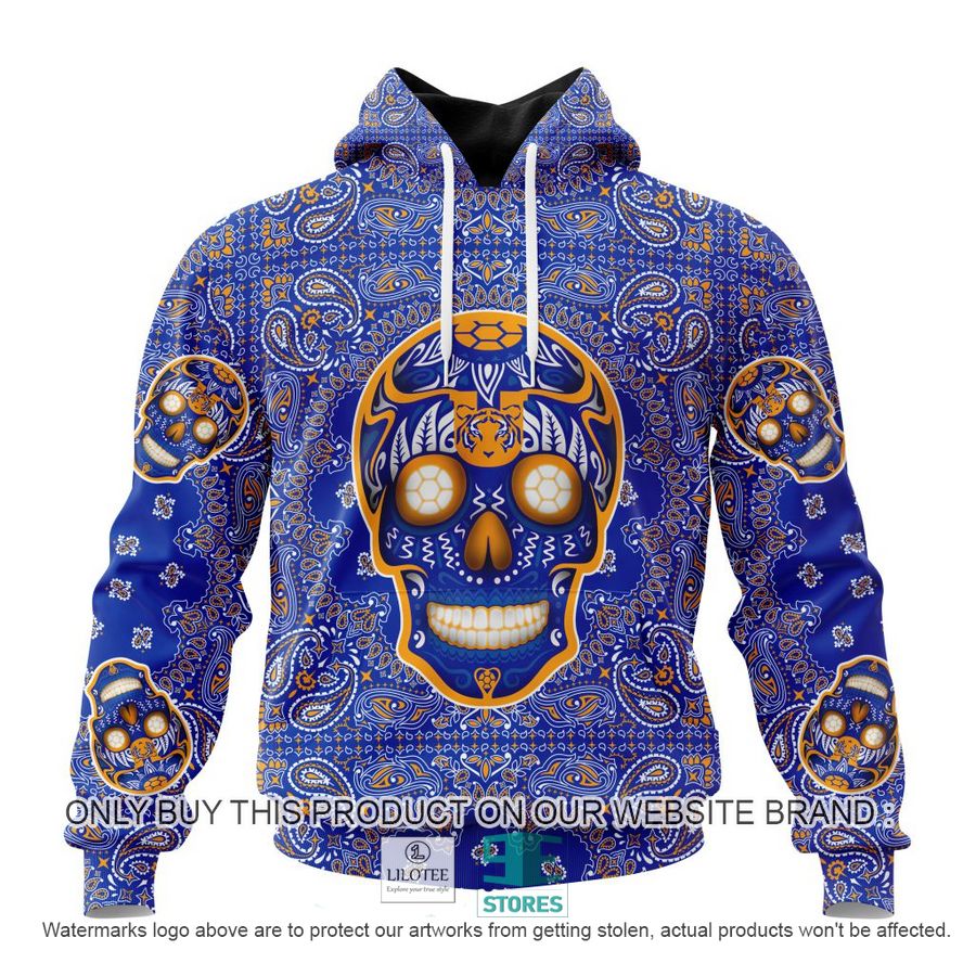 Personalized Liga Mx Tigres Uanl Special Sugar Skull Kits For Dia De Muertos 3D Shirt, Hoodie 19