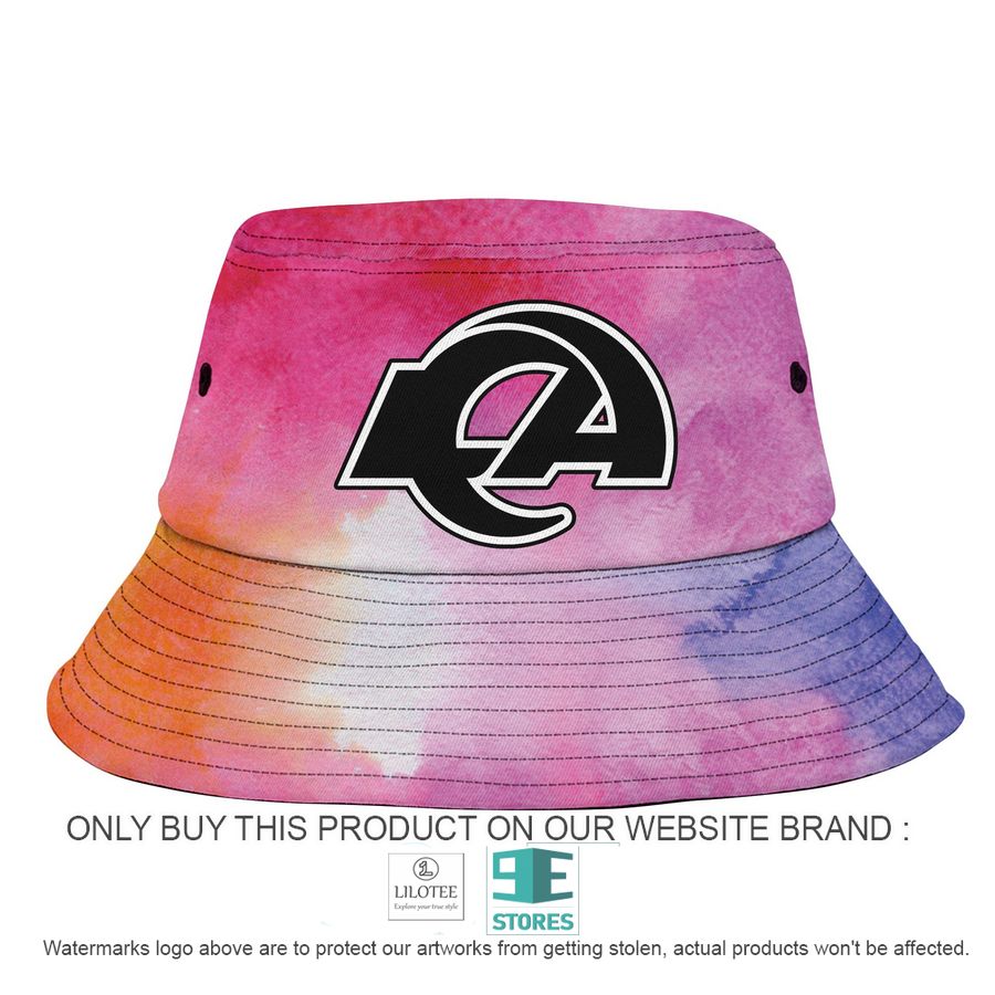 Alternative view of Personalized Los Angeles Rams Crucial Catch A Bucket Hat, Hat