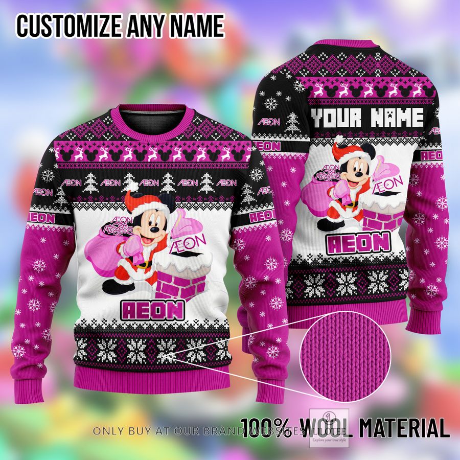 Personalized Mickey Mouse AEON Ugly Christmas Sweater - LIMITED EDITION 9