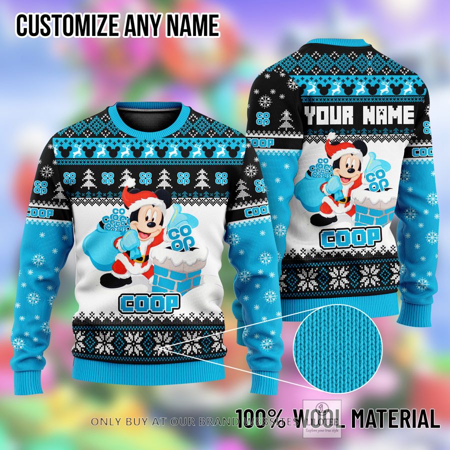 Personalized Mickey Mouse COOP Ugly Christmas Sweater - LIMITED EDITION 8