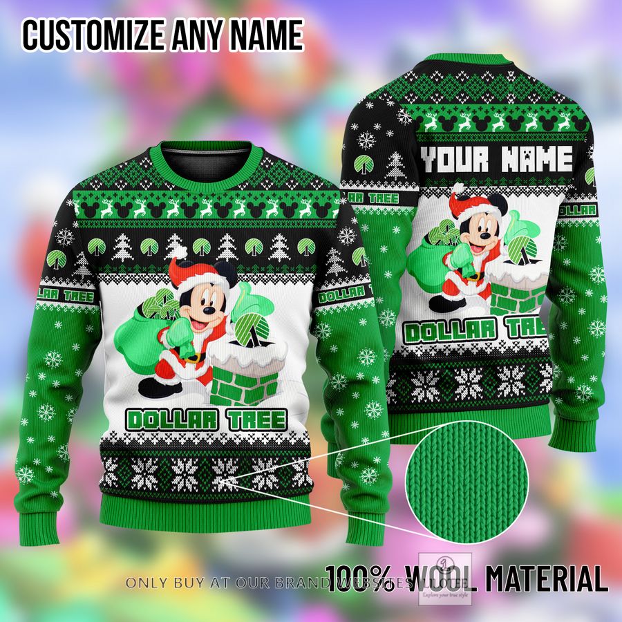 Personalized Mickey Mouse Dollar Tree Ugly Christmas Sweater - LIMITED EDITION 9