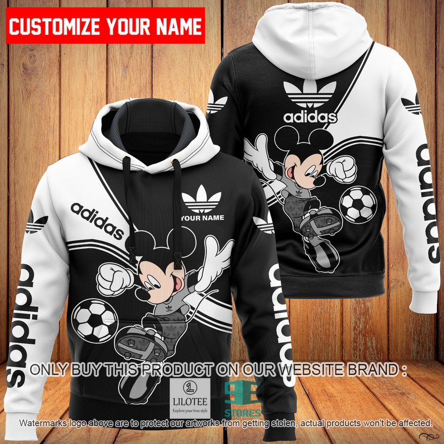 Personalized Mickey Mouse Football Adidas 3D Hoodie - LIMITED EDITION 8