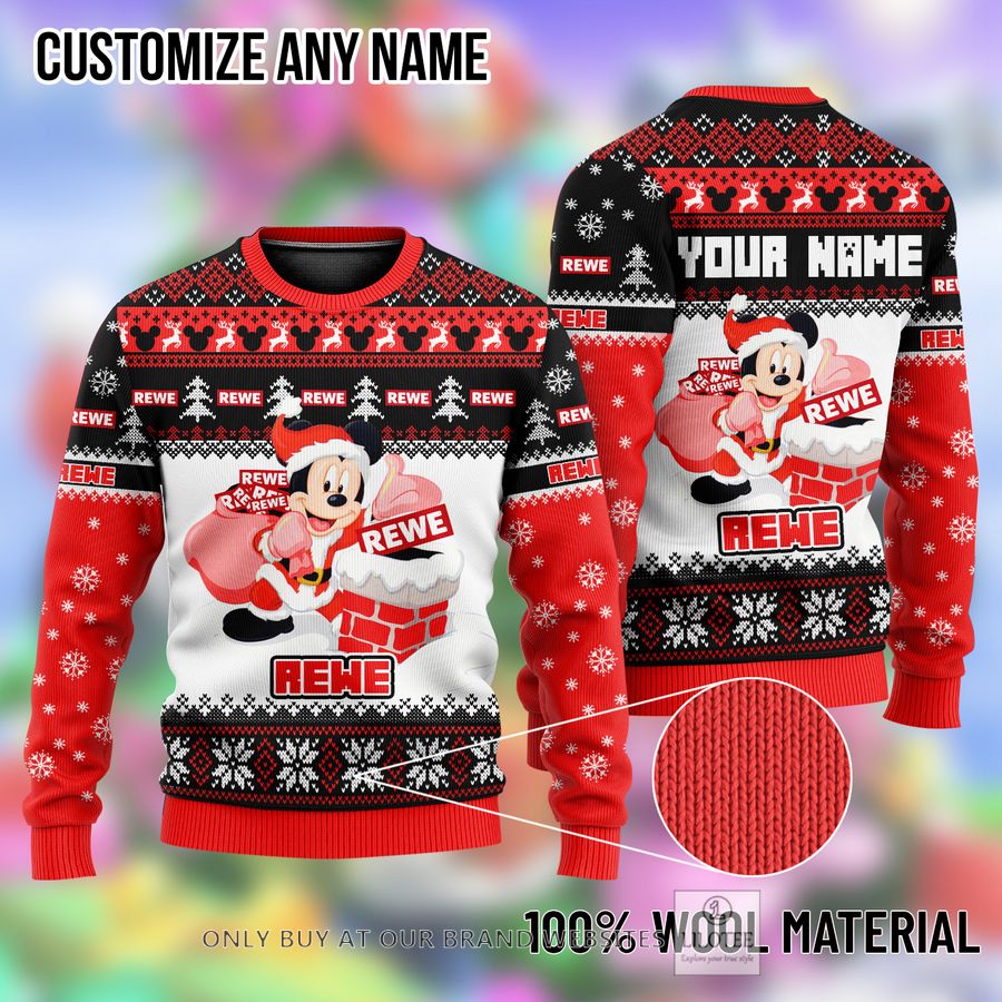 Personalized Mickey Mouse Rewe Ugly Christmas Sweater - LIMITED EDITION 8