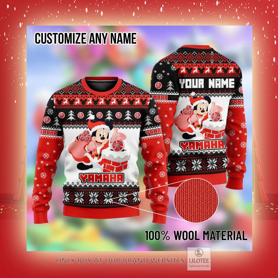 Personalized Mickey Mouse Yamaha Ugly Christmas Sweater - LIMITED EDITION 3 Personalized Mickey Mouse Yamaha Ugly Christmas Sweater - LIMITED EDITION - Image 3