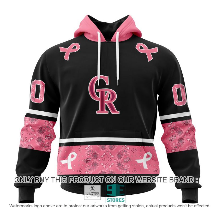 Personalized MLB Colorado Rockies In October We Wear Pink Breast Cancer 3D Shirt, hoodie 18