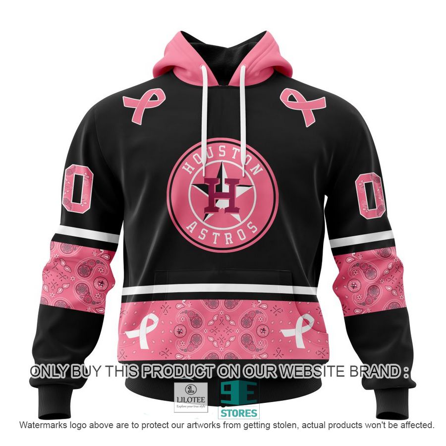Personalized MLB Houston Astros Mix Grateful Dead In October We Wear Pink Breast Cancer 3D Shirt, hoodie 19