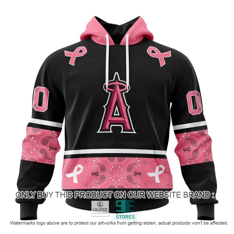 Personalized MLB Los Angeles Angels Of Anaheim In October We Wear Pink Breast Cancer 3D Shirt, hoodie 19