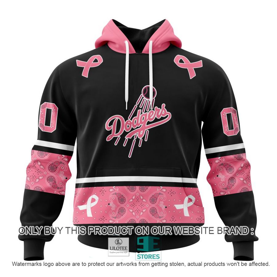 Personalized MLB Los Angeles Dodgers In October We Wear Pink Breast Cancer 3D Shirt, hoodie 18