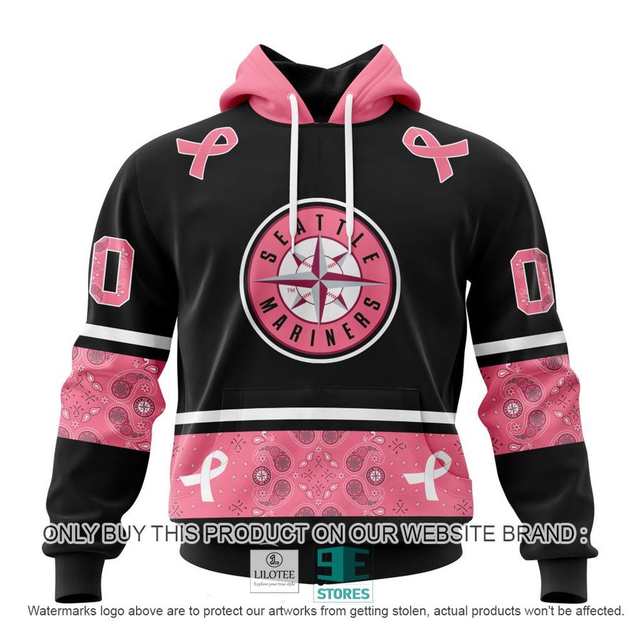 Personalized MLB Seattle Mariners In October We Wear Pink Breast Cancer 3D Shirt, hoodie 18