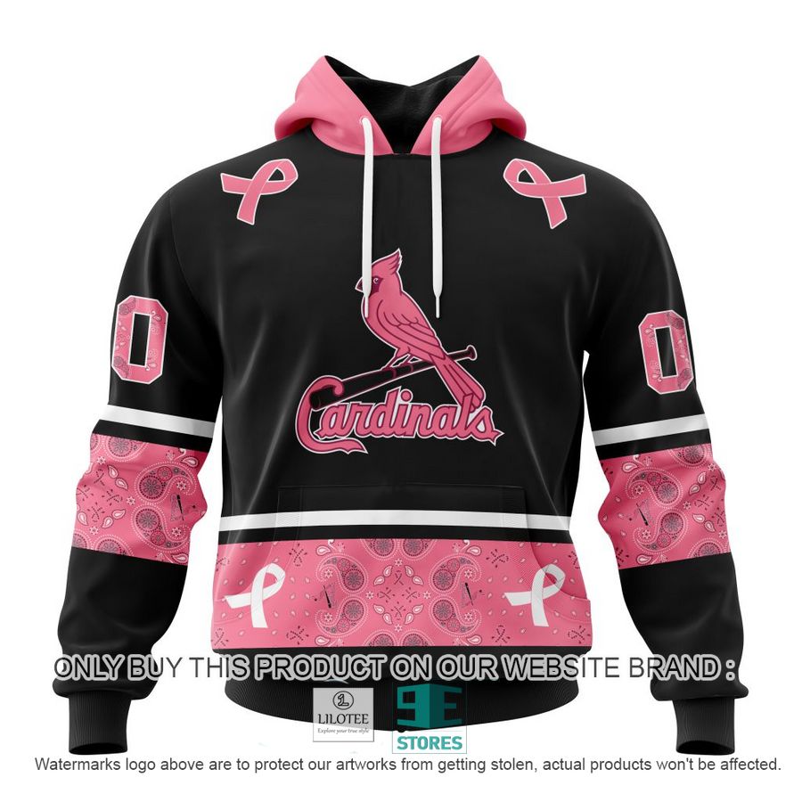 Personalized MLB St Louis Cardinals Mix Grateful Dead In October We Wear Pink Breast Cancer 3D Shirt, hoodie 19