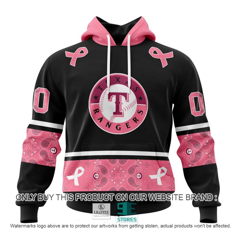 Personalized MLB Texas Rangers In October We Wear Pink Breast Cancer 3D Shirt, hoodie 18