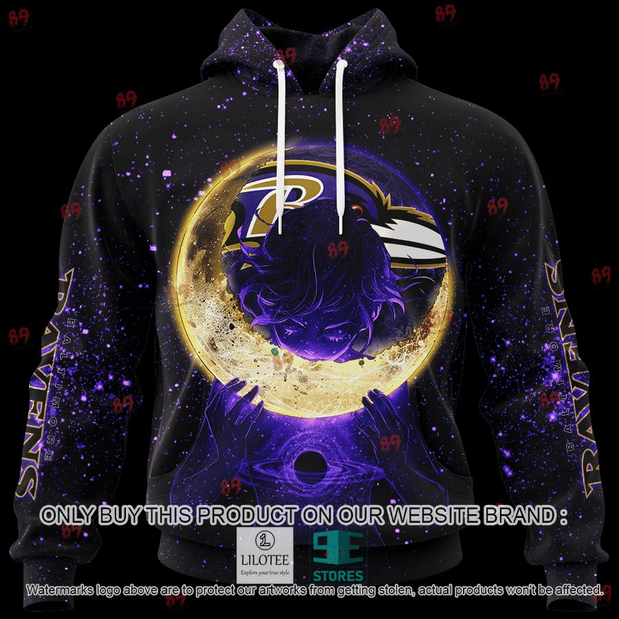 Personalized Moon Baltimore Ravens Shirt, Hoodie - LIMITED EDITION 14