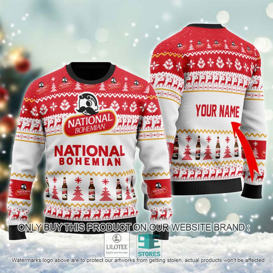 Personalized National Bohemian Ugly Christmas Sweater - LIMITED EDITION 8