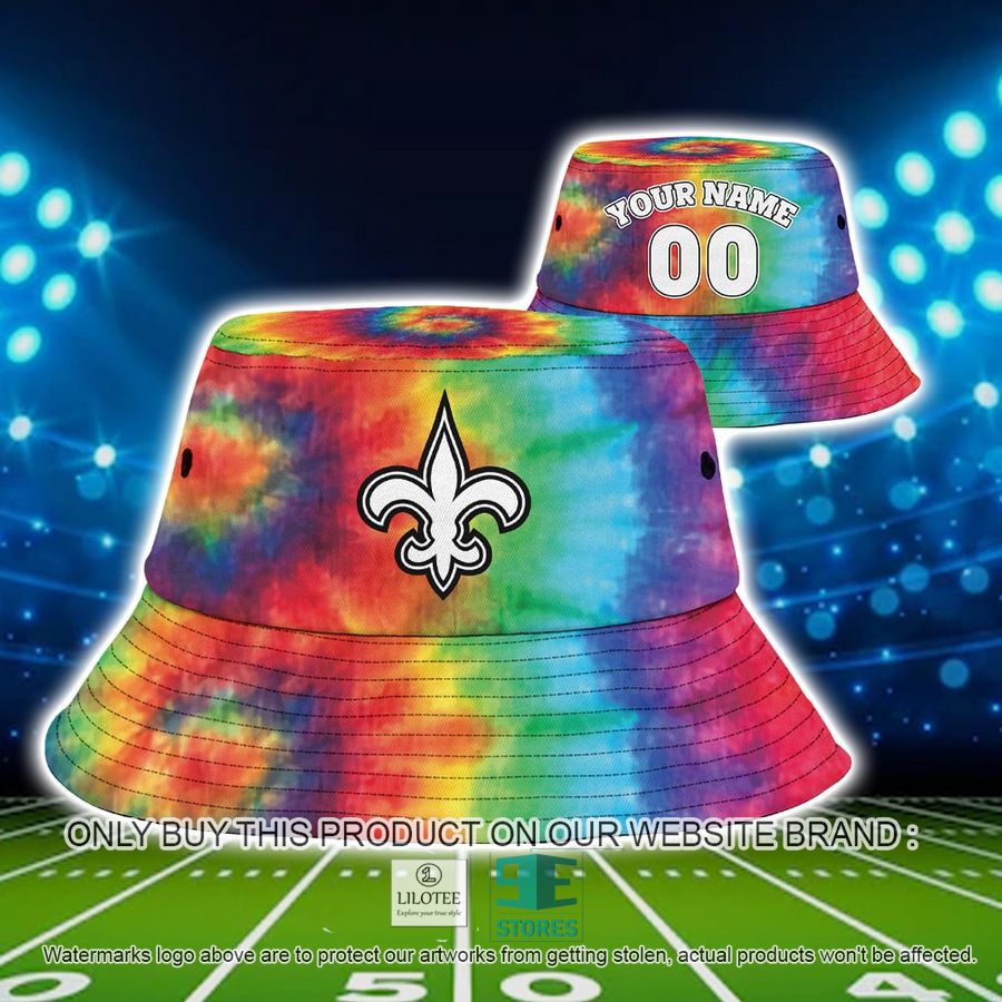 Personalized New Orleans Saints Crucial Catch B Bucket Hat, Cap 13