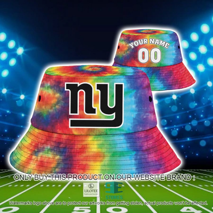 Personalized New York Giants Crucial Catch B Bucket Hat, Cap 13