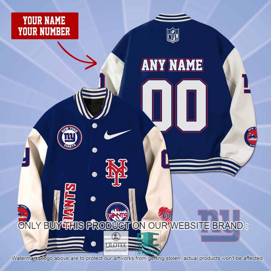 Personalized New York Giants Nike Baseball Jacket - LIMITED EDITION 9