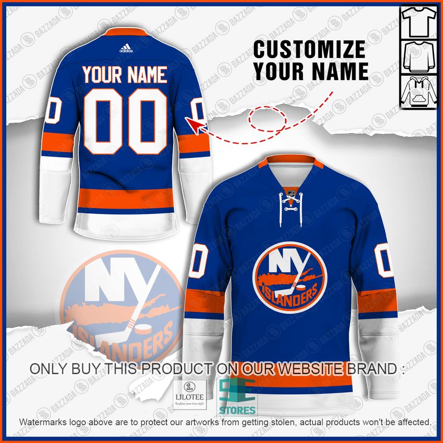 Personalized New York Islanders NHL Hockey jersey 6