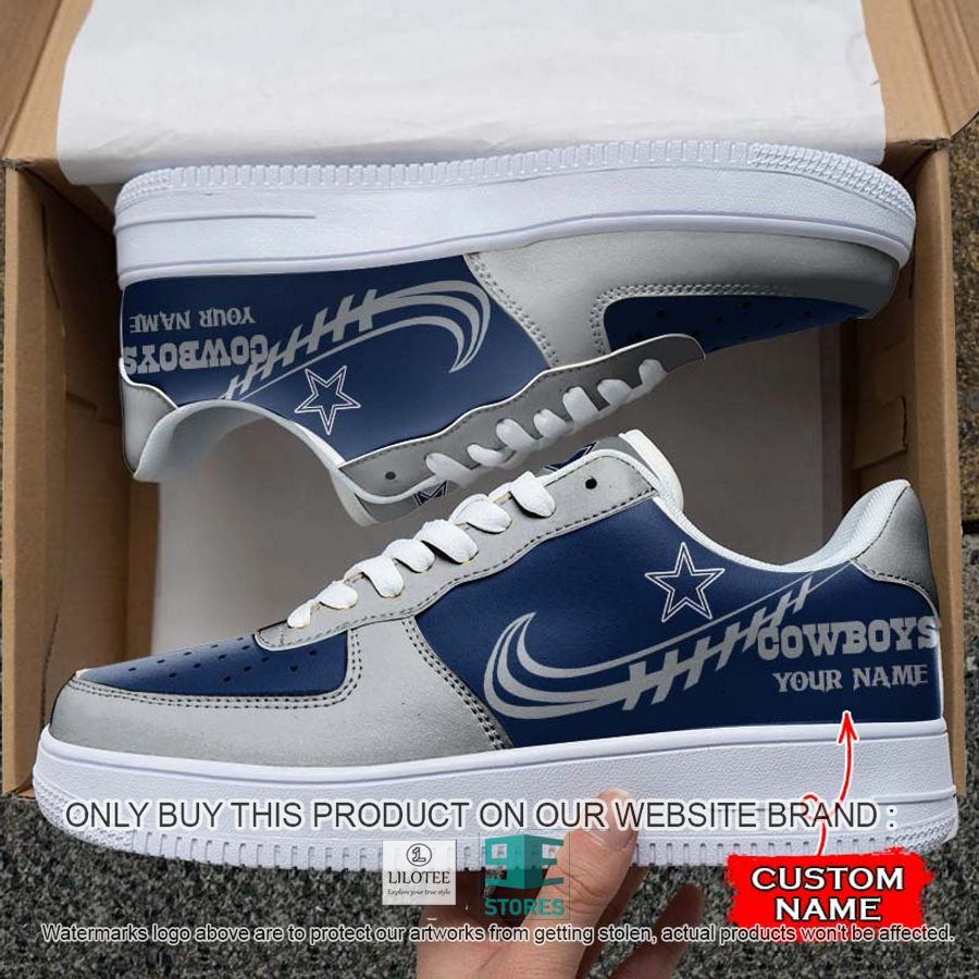 Personalized NFL Dallas Cowboys Nike Air Force 1 Sneaker 7