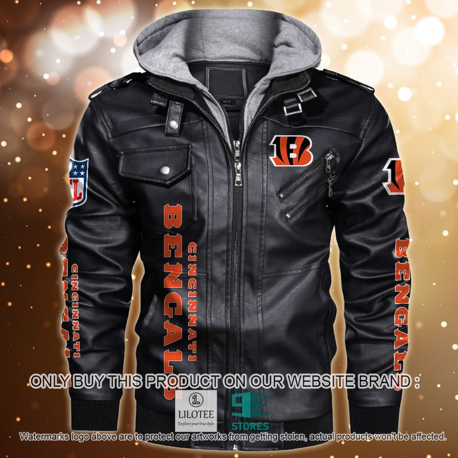 Personalized NFL Horror Characters Cincinnati Bengals Leather Jacket - LIMITED EDITION 8
