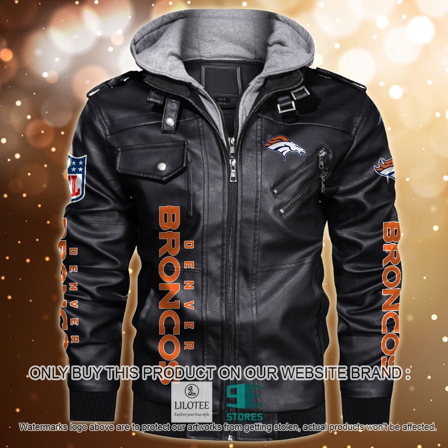 Personalized NFL Horror Characters Denver Broncos Leather Jacket - LIMITED EDITION 8