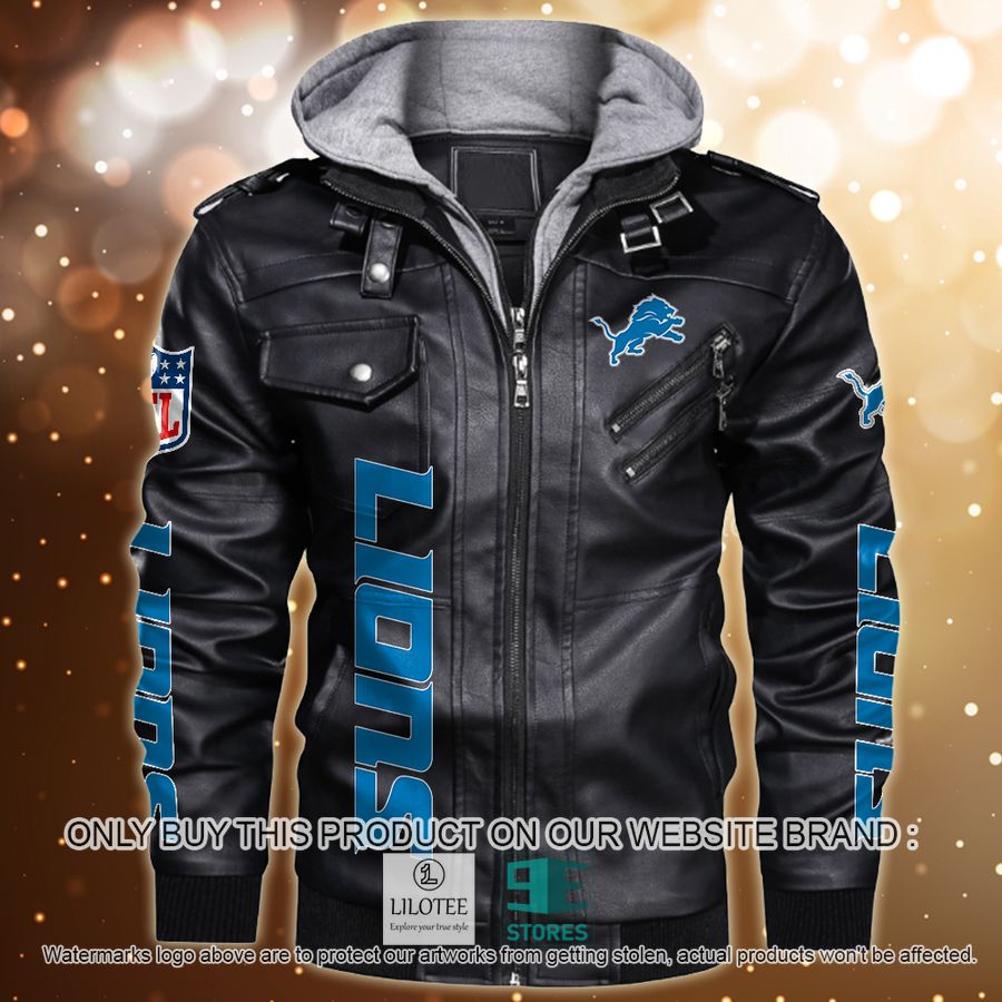 Personalized NFL Horror Characters Detroit Lions Leather Jacket - LIMITED EDITION 9