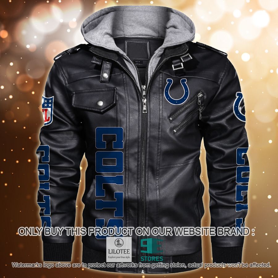 Personalized NFL Horror Characters Indianapolis Colts Leather Jacket - LIMITED EDITION 9