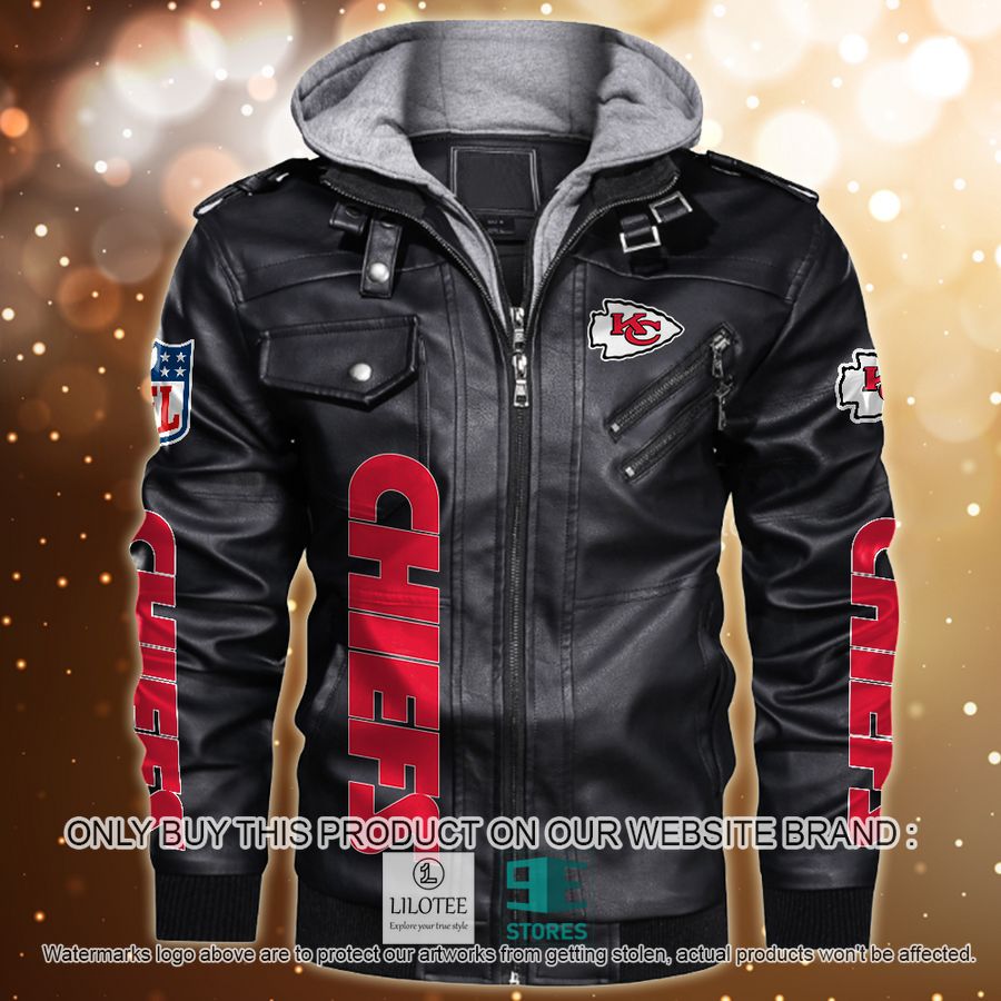 Personalized NFL Horror Characters Kansas City Chiefs Leather Jacket - LIMITED EDITION 8