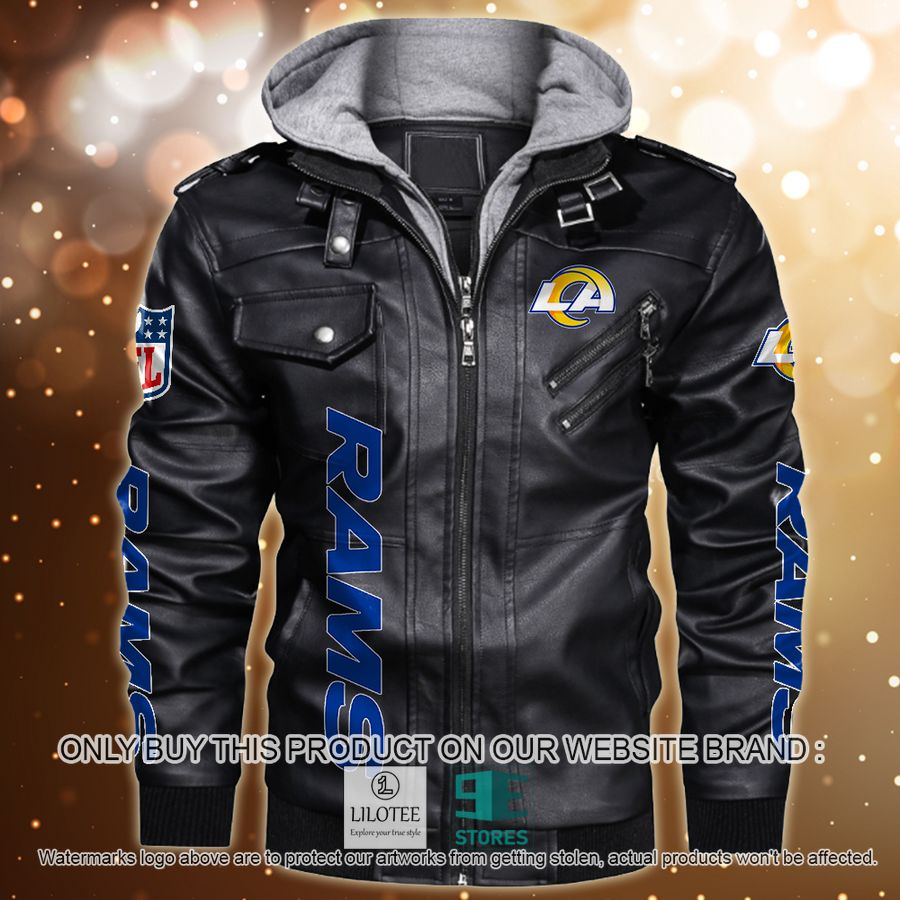 Personalized NFL Horror Characters Los Angeles Rams Leather Jacket - LIMITED EDITION 9