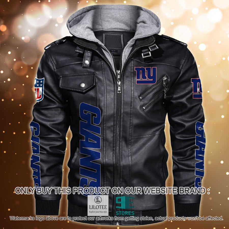 Personalized NFL Horror Characters New York Giants Leather Jacket - LIMITED EDITION 8