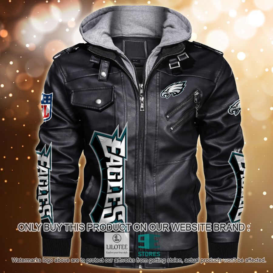 Personalized NFL Horror Characters Philadelphia Eagles Leather Jacket - LIMITED EDITION 9