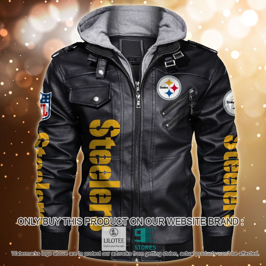 Personalized NFL Horror Characters Pittsburgh Steelers Leather Jacket - LIMITED EDITION 9