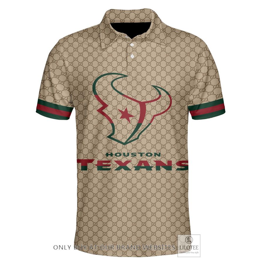 Personalized NFL Houston Texans Gucci Polo Shirt - LIMITED EDITION 5