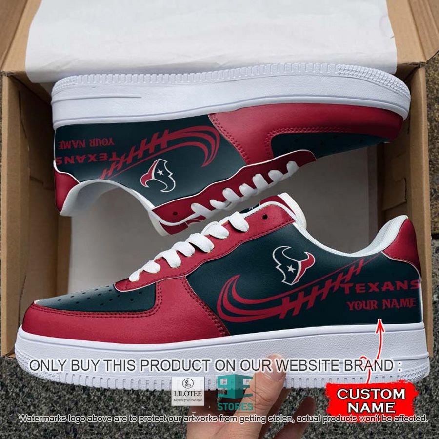 Personalized NFL Houston Texans Nike Air Force 1 Sneaker 6