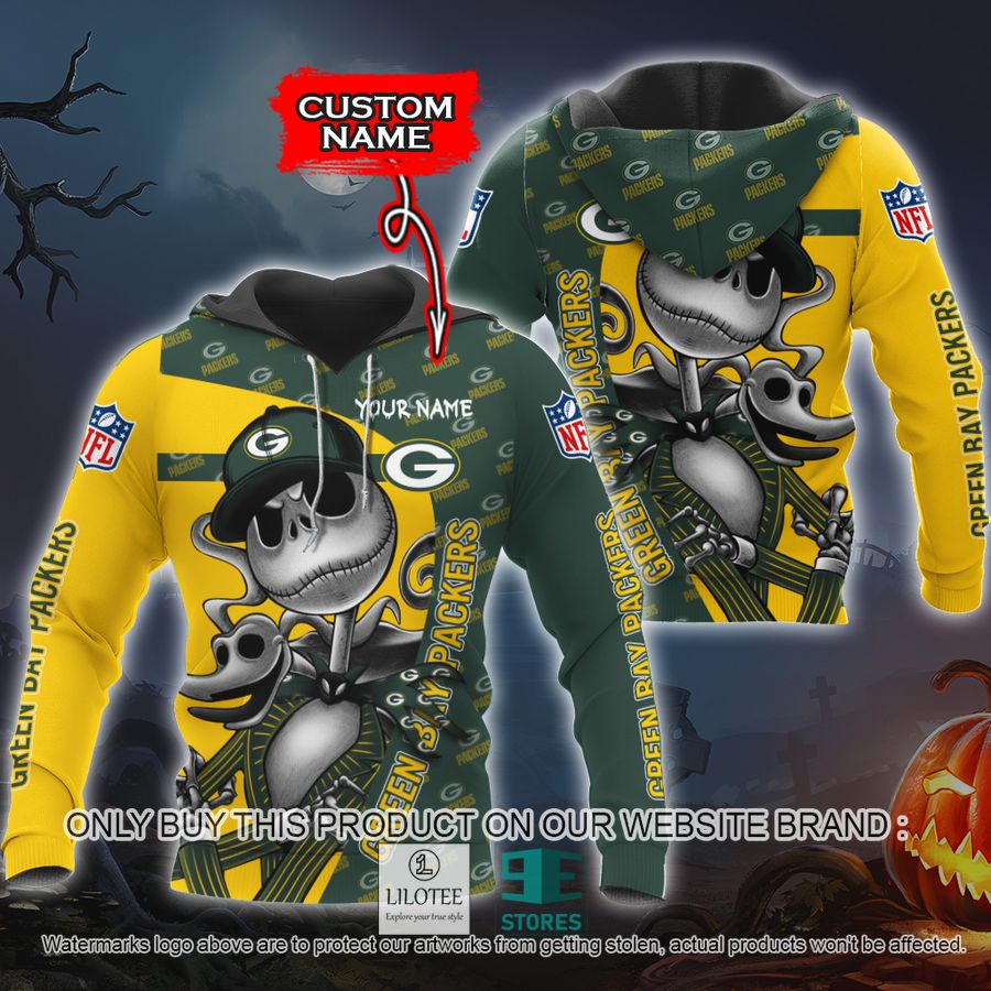 Personalized NFL Jack Skellington Green Bay Packers Shirt, Hoodie - LIMITED EDITION 8