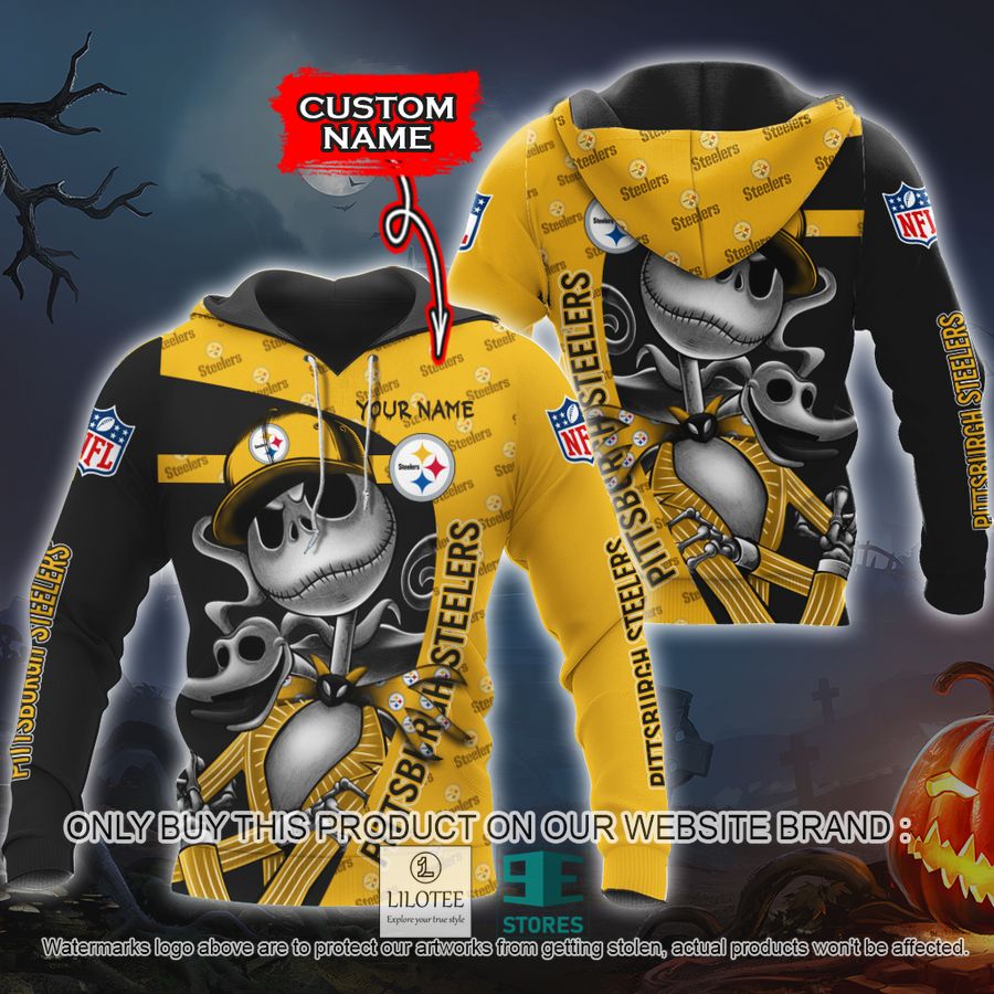 Personalized NFL Jack Skellington Pittsburgh Steelers Shirt, Hoodie - LIMITED EDITION 8