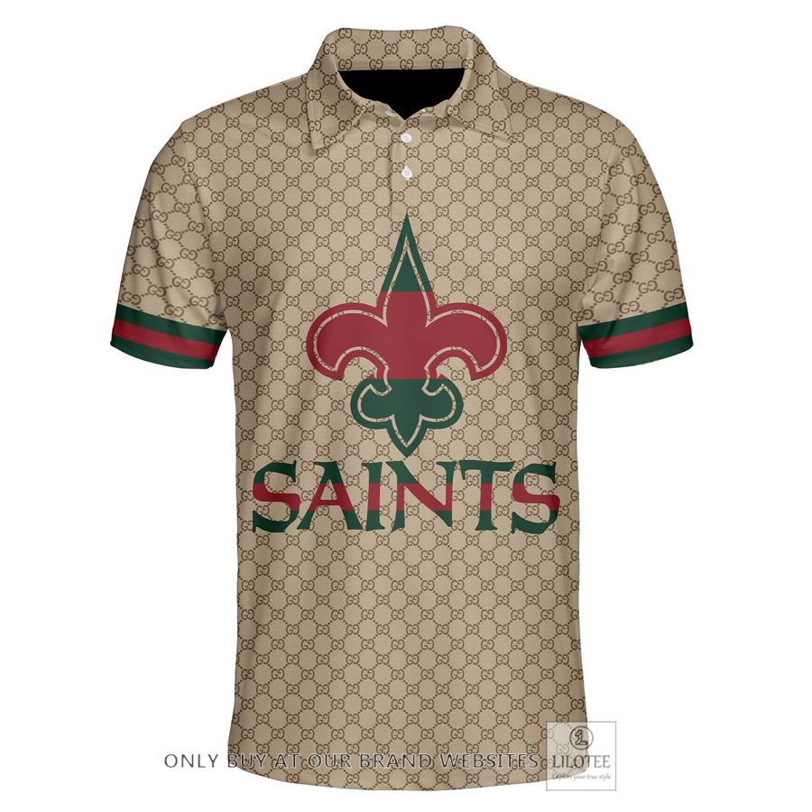 Personalized NFL New Orleans Saints Gucci Polo Shirt - LIMITED EDITION 4