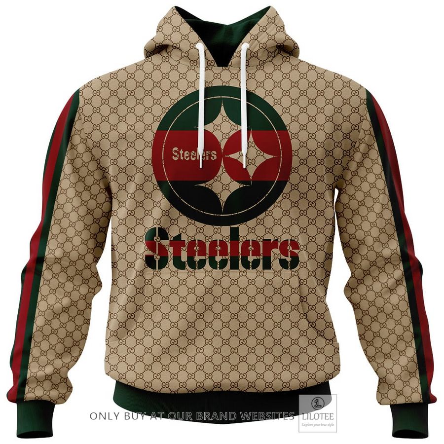 Personalized NFL Pittsburgh Steelers Gucci Hoodie, Long Pant - LIMITED EDITION 13