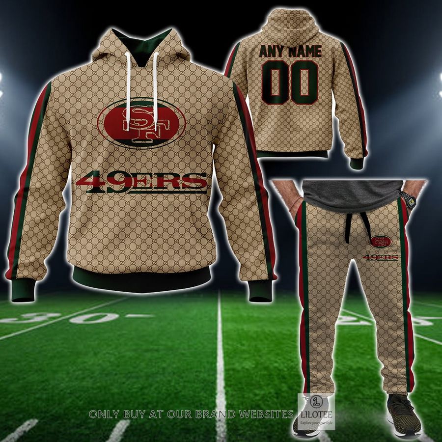 Personalized NFL San Francisco 49ers Gucci Hoodie, Long Pant - LIMITED EDITION 13