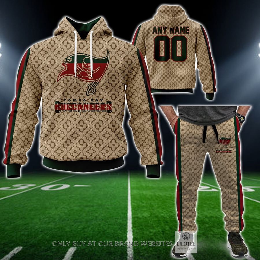 Personalized NFL Tampa Bay Buccaneers Gucci Hoodie, Long Pant - LIMITED EDITION 12