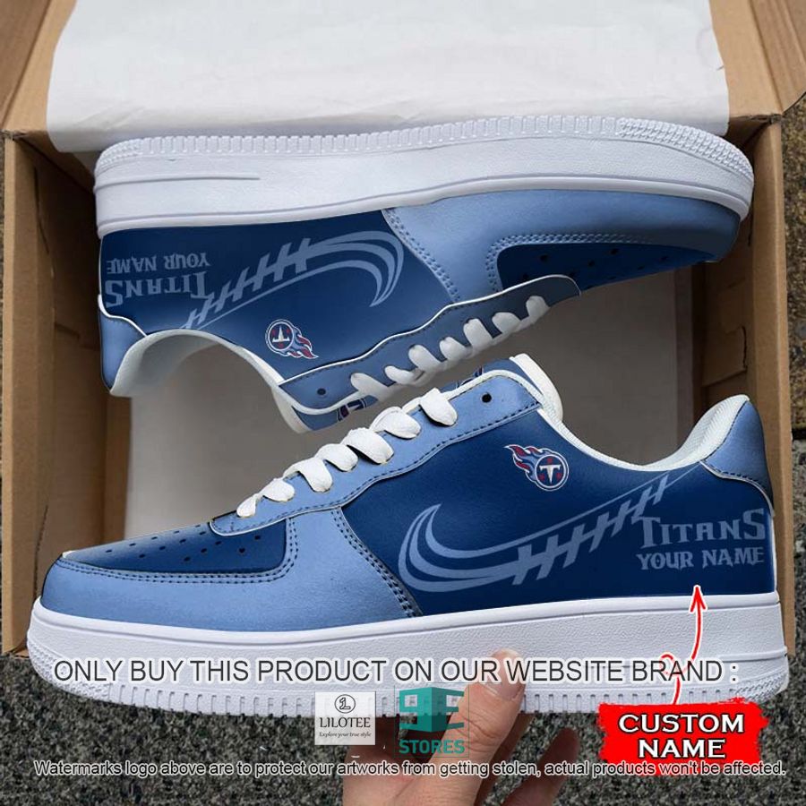 Personalized NFL Tennessee Titans Nike Air Force 1 Sneaker 7