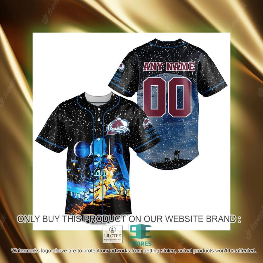 Personalized NHL Colorado Avalanche With Star War Concepts Baseball Jersey 4 Personalized NHL Colorado Avalanche With Star War Concepts Baseball Jersey - Image 4