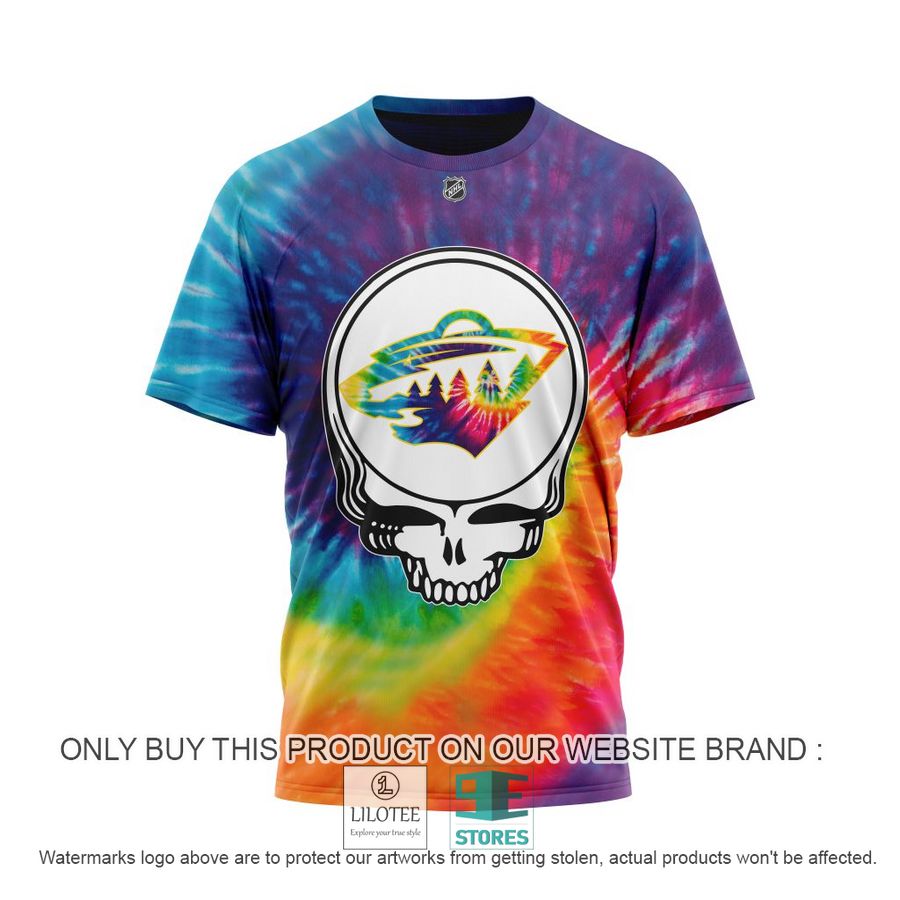 Personalized NHL Minnesota Wild Grateful Dead Tie Dye 3D Shirt, Hoodie - LIMITED EDITION 8 Personalized NHL Minnesota Wild Grateful Dead Tie Dye 3D Shirt, Hoodie - LIMITED EDITION - Image 8
