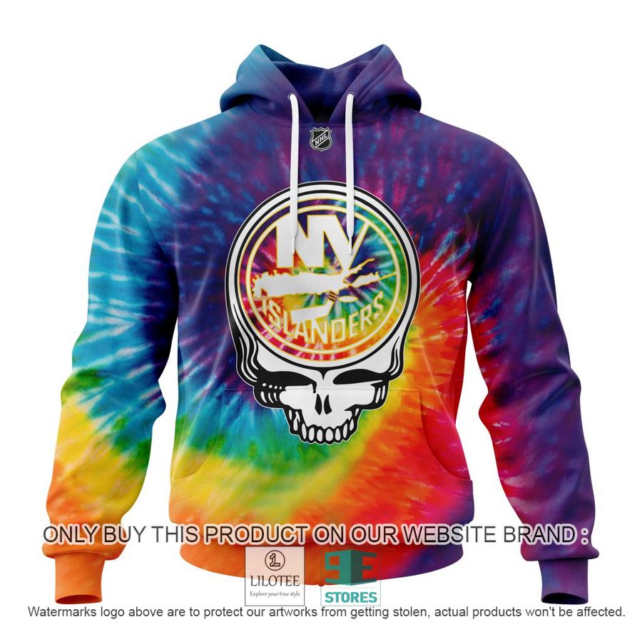 Personalized NHL New York Islanders Grateful Dead Tie Dye 3D Shirt, Hoodie - LIMITED EDITION 19
