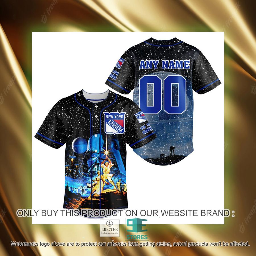 Personalized NHL New York Rangers With Star War Concepts Baseball Jersey 4 Personalized NHL New York Rangers With Star War Concepts Baseball Jersey - Image 4
