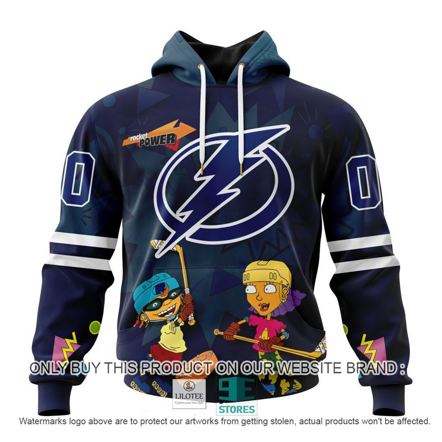 Personalized NHL Tampa Bay Lightning Rocket Power 3D Full Printed Hoodie, Shirt 19