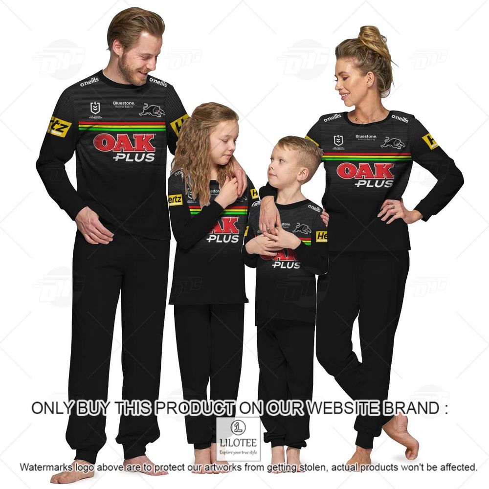 Personalized NRL Penrith Panthers Longsleeve Pajamas Set - LIMITED EDITION 9
