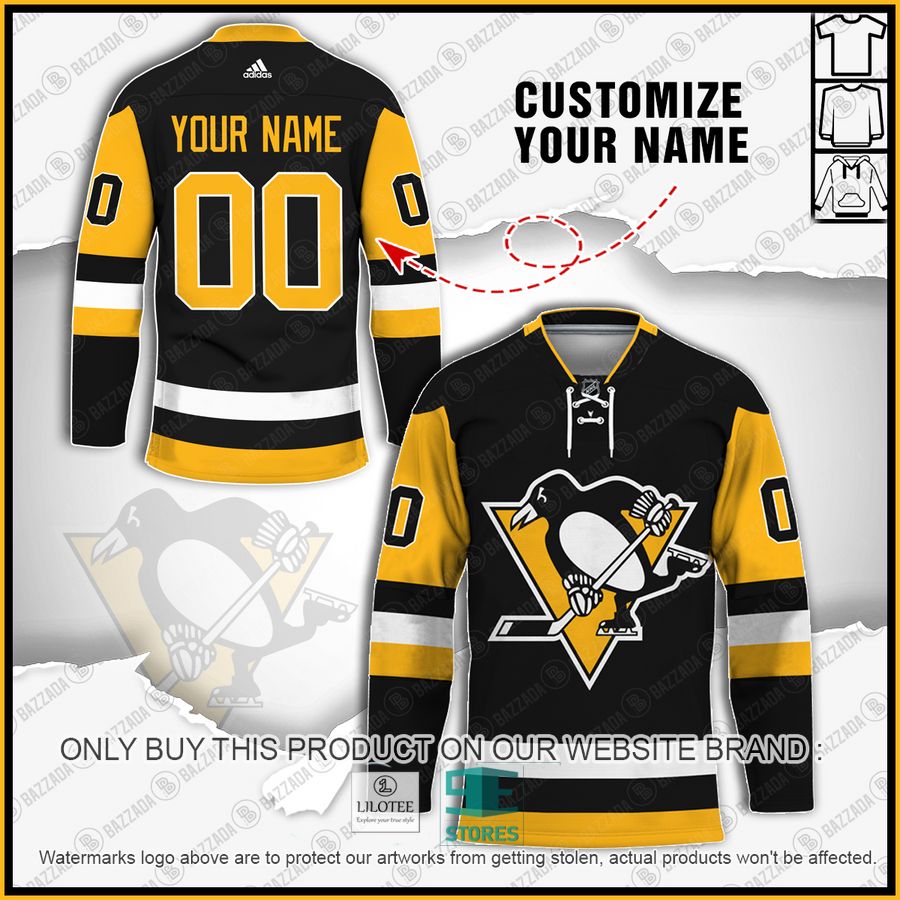 Personalized Pittsburgh Penguins NHL Hockey jersey 6