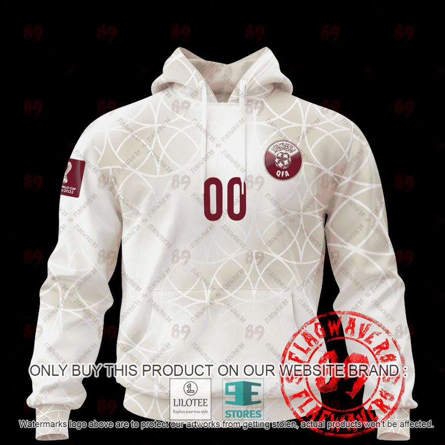 Personalized Quatar Away Jersey World Cup 2022 Shirt, Hoodie - LIMITED EDITION 14